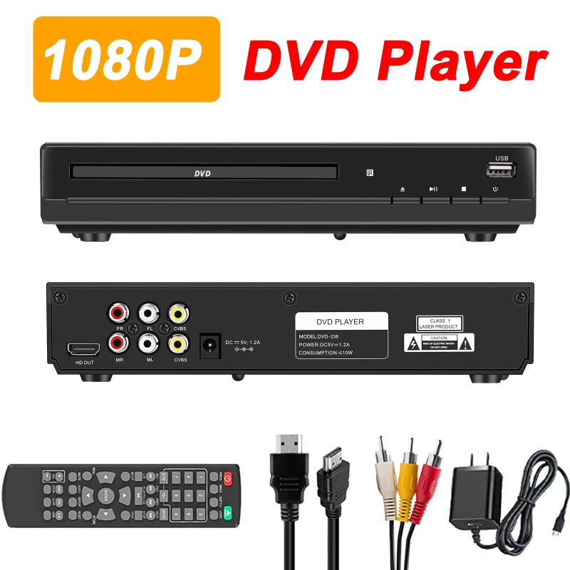Home Cinema Dvd - Lecteur DVD 1080P HD, lecteur de