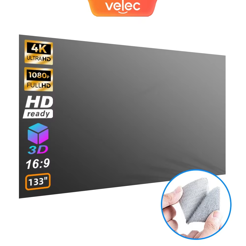 Home Cinema With Projector - Écran de projecteur universel 80/100/120 pouces,