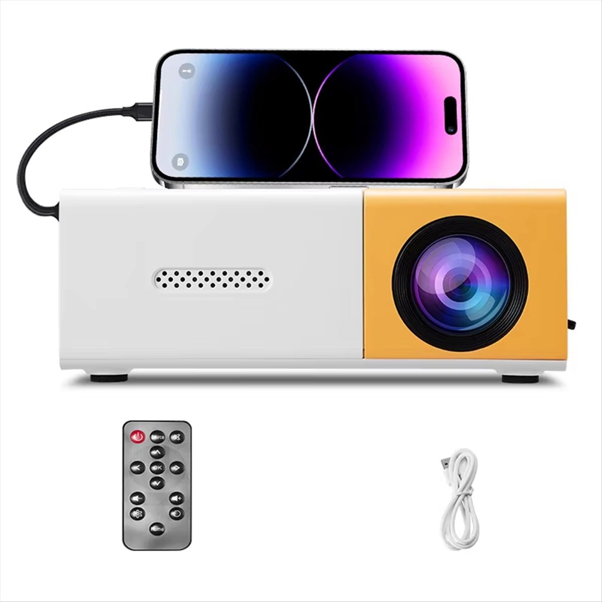 Home Cinema With Projector - Délicieux - Mini projecteur portable avec