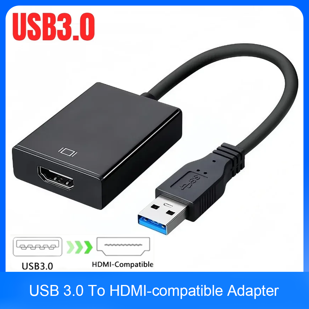 Home Cinema With Projector - Câble adaptateur USB 3.0 vers HDTV,
