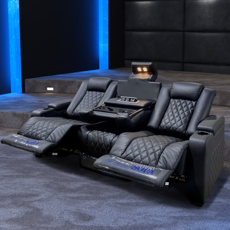 Home Cinema Recliner Chairs - Fauteuils inclinables en cuir pour cinéma
