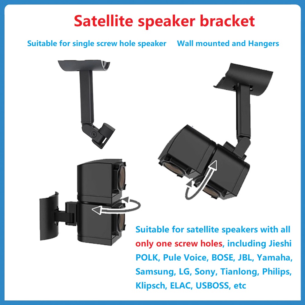 Home Cinema Logitech Z906 - Support de haut-parleur Satellite, 2 pièces,