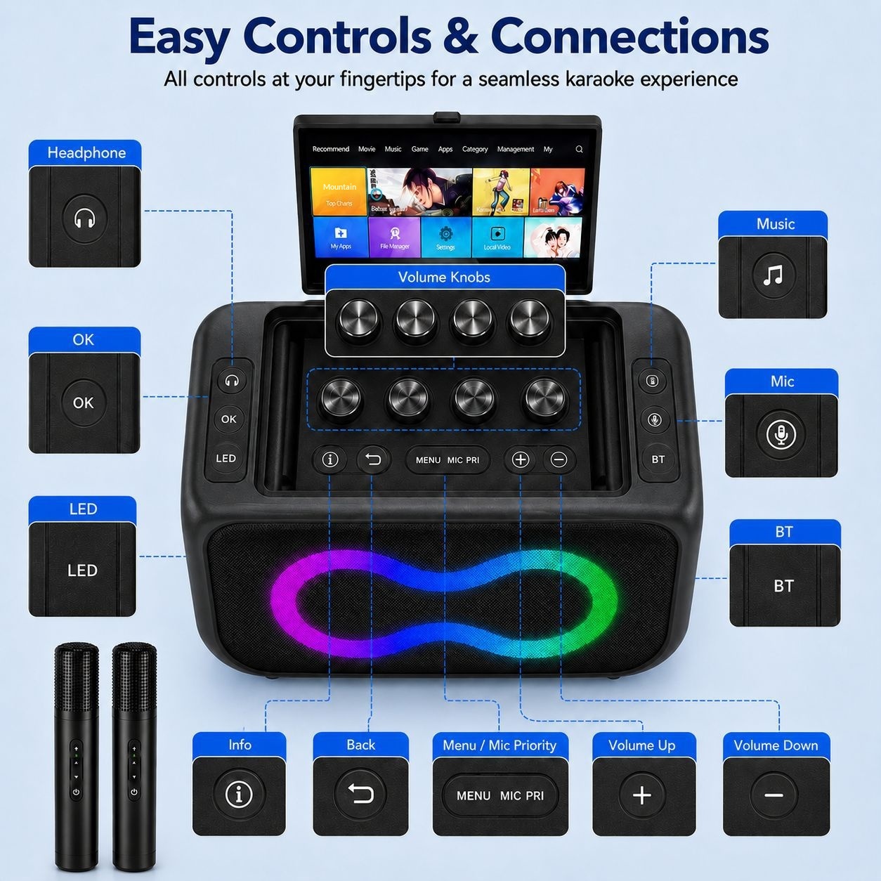 Machine de karaoké portable OE - Home Cinema System avis et prix