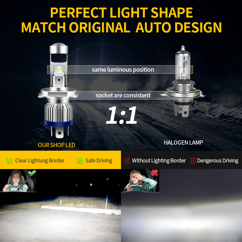 Ampoules de phares de Moto LED - Home Cinema With Projector avis et prix