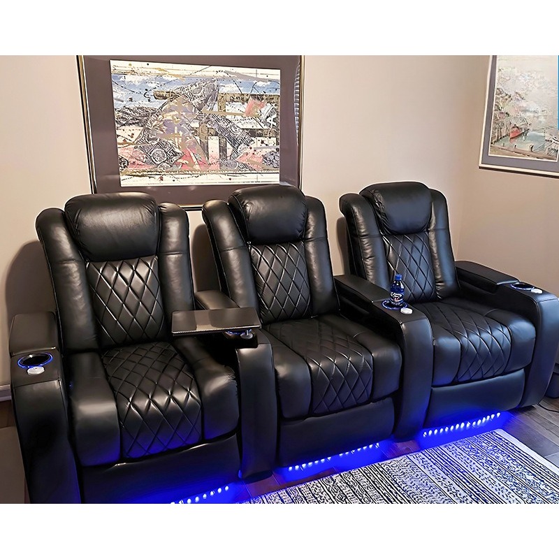 Canapé de cinéma moderne en cu - Home Cinema Recliner Chairs avis et prix