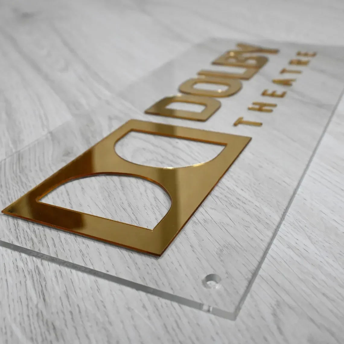 Plaque décorative en acrylique - Home Cinema Dolby Atmos avis et prix