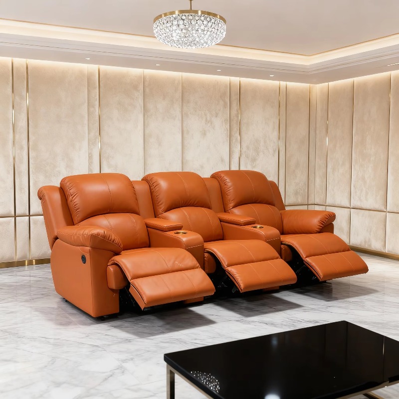Fauteuil de cinéma en cuir con - Home Cinema Recliner Chairs avis et prix