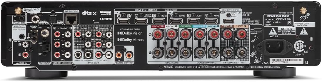 Récepteur Marantz Cinema 70S 7 - Home Cinema Dolby Atmos avis et prix