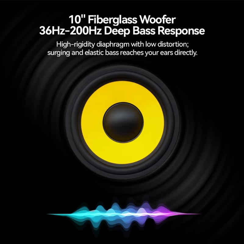 Subwoofer puissant de 10 pouce - Home Cinema System avis et prix