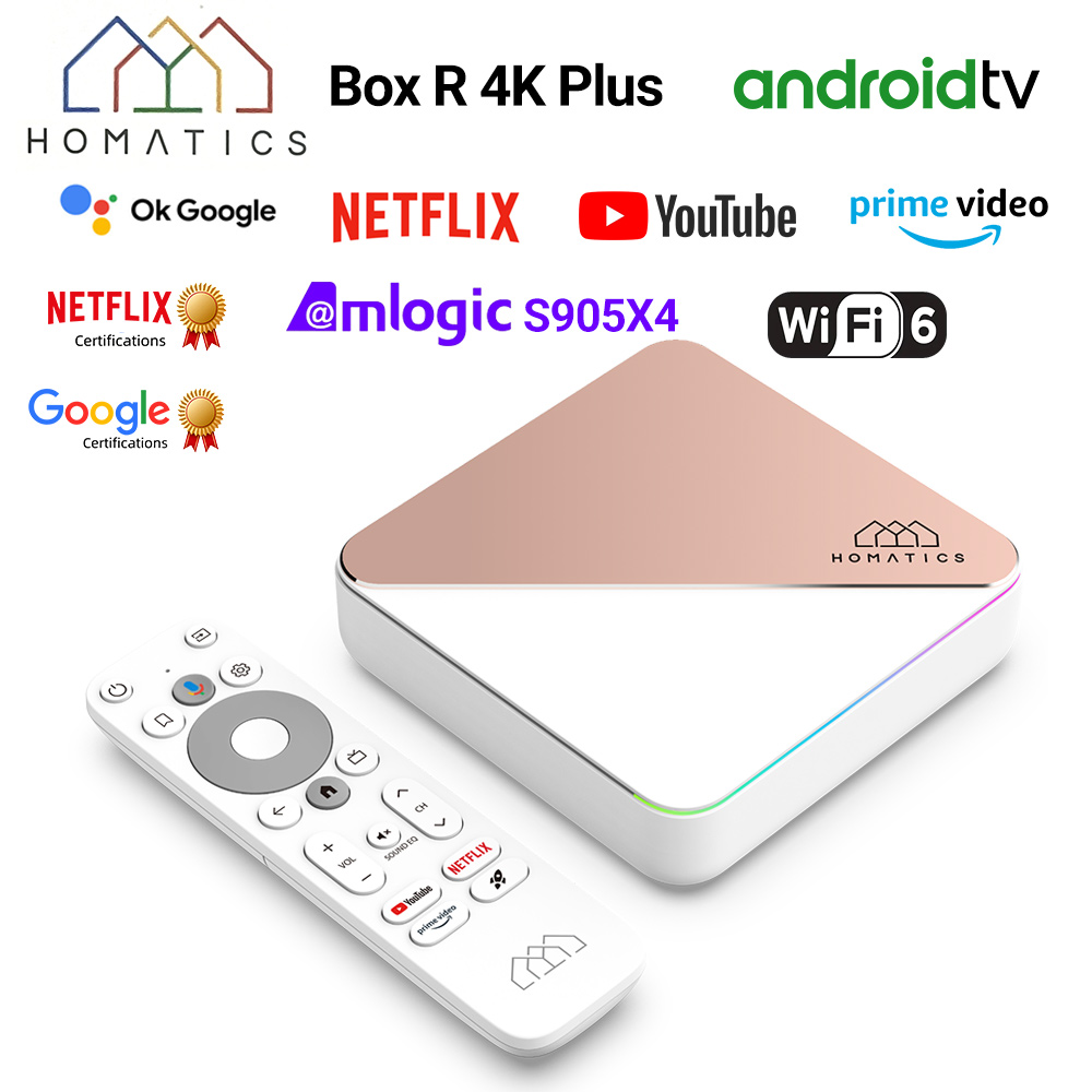 HOMATICS Box R 4K Plus TV Box  - Home Cinema Dolby Atmos avis et prix