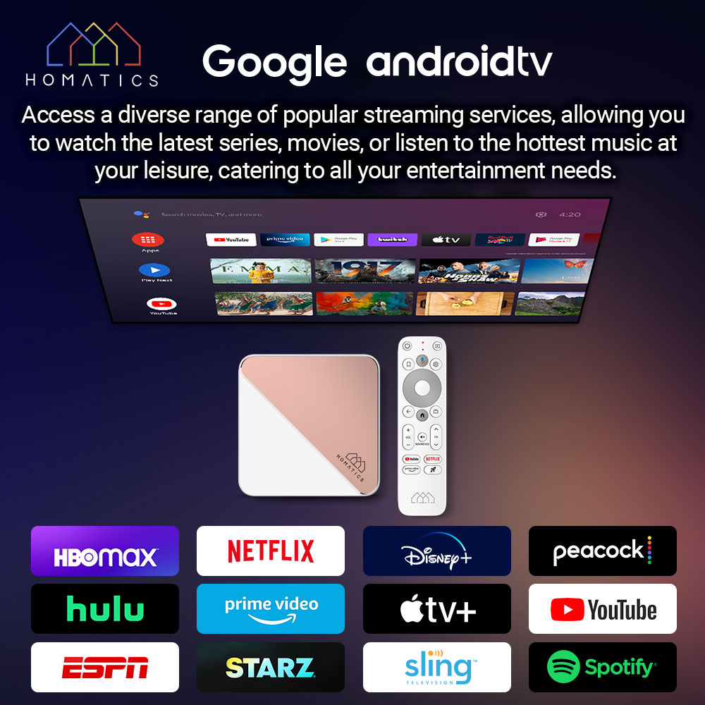 HOMATICS Box R 4K Plus TV Box  - Home Cinema Dolby Atmos avis et prix