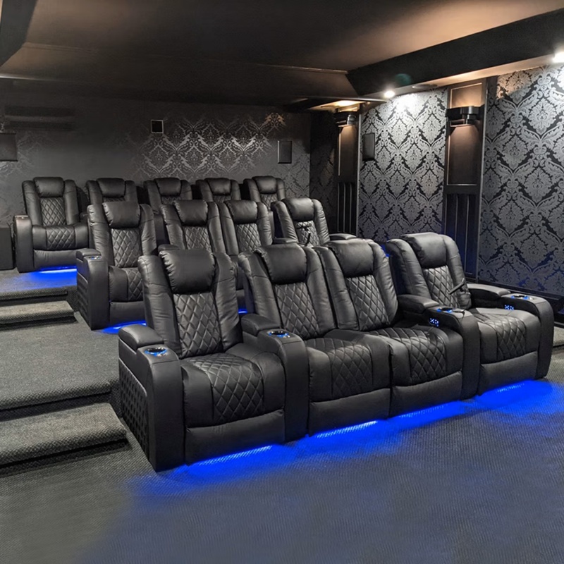 Fauteuils inclinables en cuir  - Home Cinema Recliner Chairs avis et prix
