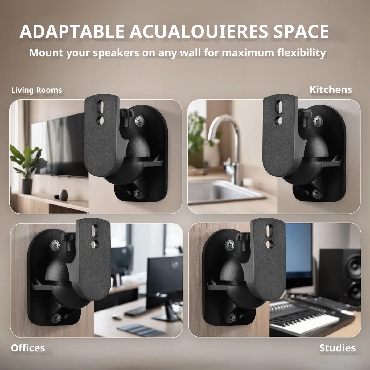 Supports de haut-parleurs mura - Home Cinema Logitech Z906 avis et prix