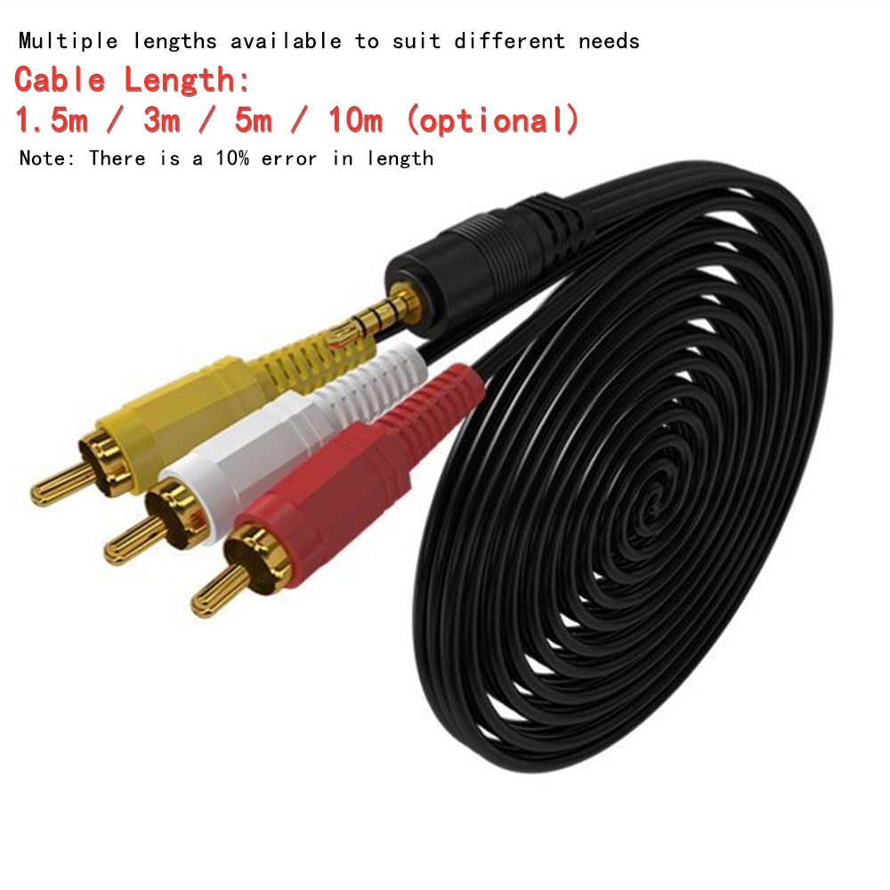 Câble Audio-vidéo RCA 3.5mm à  - Home Cinema Installation avis et prix