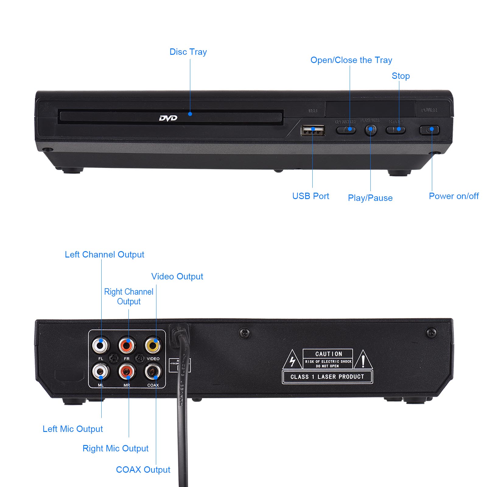 Lecteur DVD domestique DVD CD  - Home Cinema Dvd avis et prix