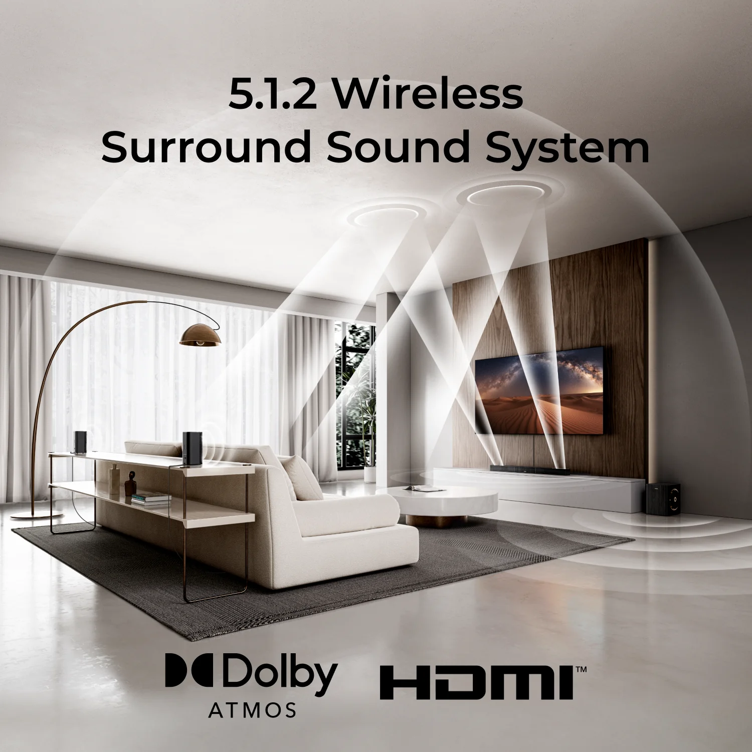 Système de son Surround sans f - Home Cinema Dolby Atmos avis et prix