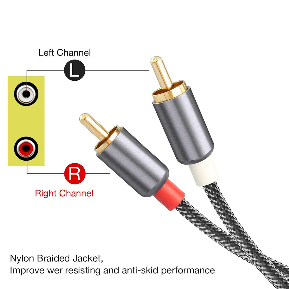 Câble Audio RCA vers 2 RCA mâl - Home Cinema Dvd avis et prix