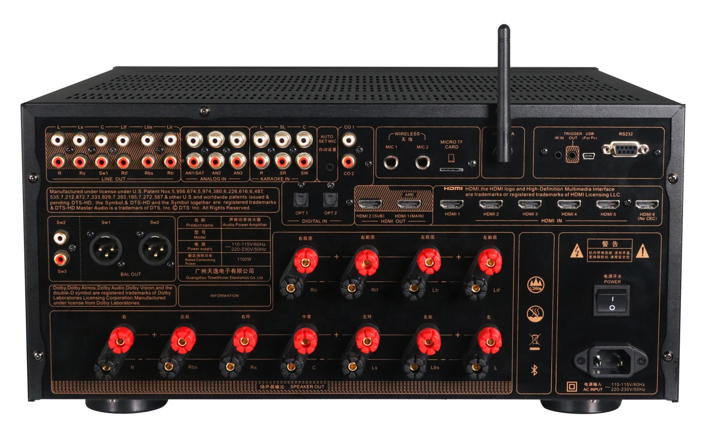 Récepteur AV Dolby Atmos 11,2  - Home Cinema Dolby Atmos avis et prix