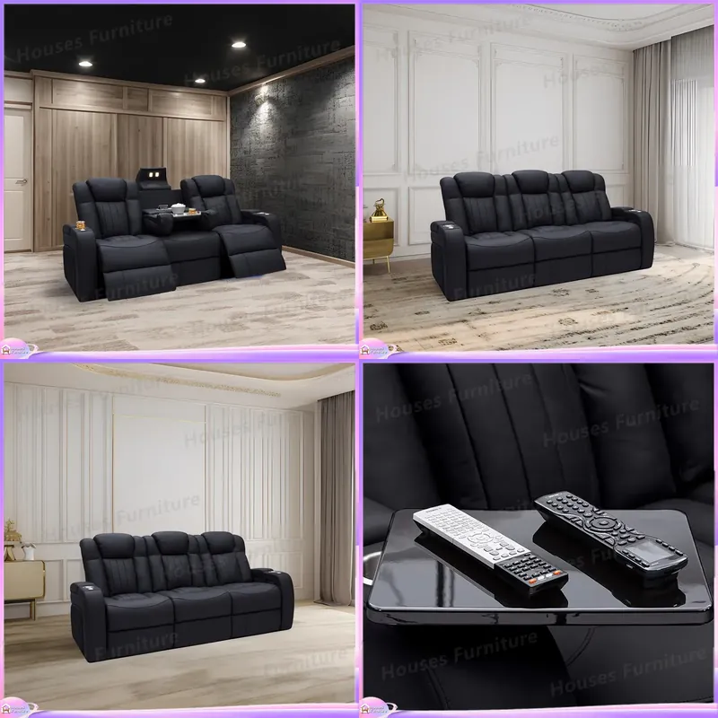 Canapé inclinable en cuir pour - Home Cinema Recliner Chairs avis et prix