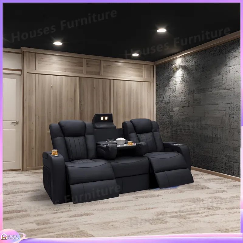 Canapé inclinable en cuir pour - Home Cinema Recliner Chairs avis et prix